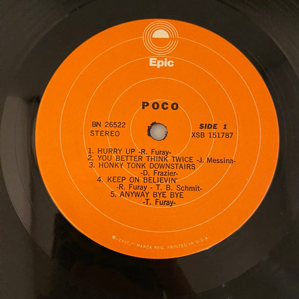 Used Vinyl Poco – Poco LP USED VG++/VG+ 1973 Pressing J092824-11