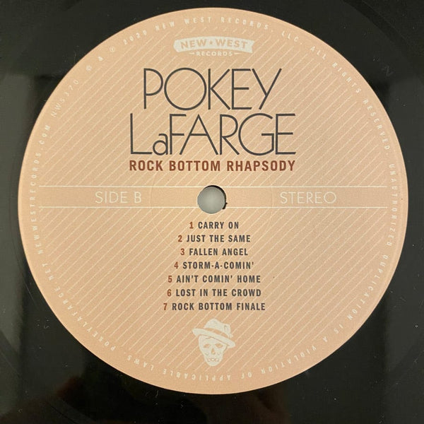 Used Vinyl Pokey LaFarge – Rock Bottom Rhapsody LP USED VG++/VG+ J121522-10
