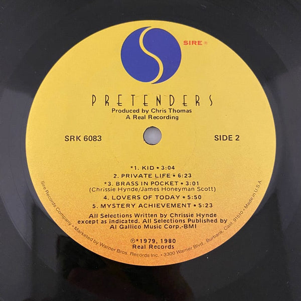 Used Vinyl Pretenders – Pretenders LP USED VG++/VG++ 1980 Pressing J070124-01