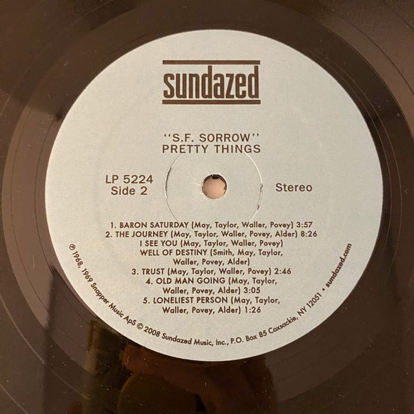 Used Vinyl Pretty Things – S.F. Sorrow LP USED NM/VG+ 2008 Sundazed Pressing J081824-05