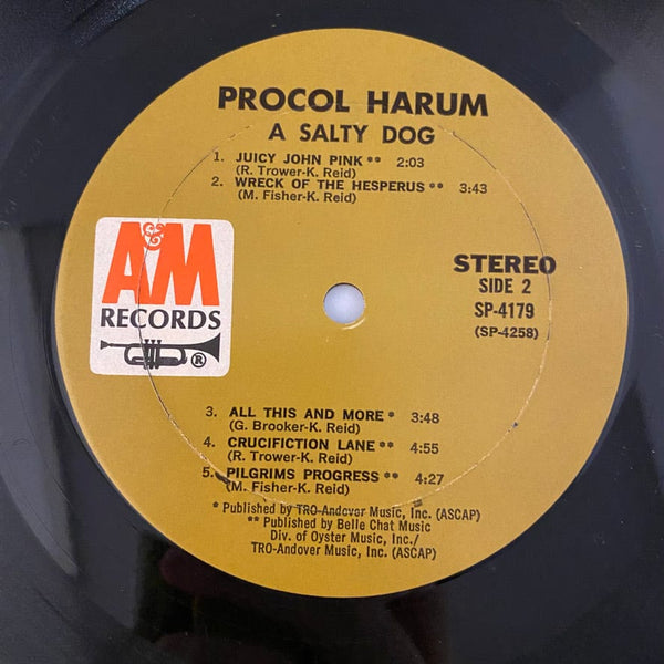 Used Vinyl Procol Harum – A Salty Dog LP USED VG+/VG J031223-10