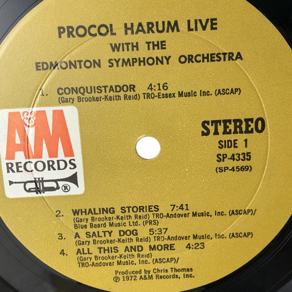 Used Vinyl Procol Harum - Live In Concert LP VG++-VG++ USED V2 12730