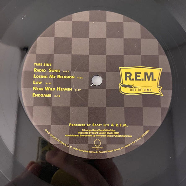 Used Vinyl R.E.M. – Out Of Time LP USED NM/VG++ 2016 Pressing J080924-06