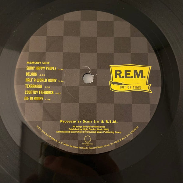 Used Vinyl R.E.M. – Out Of Time LP USED NM/VG++ 2016 Pressing J080924-06