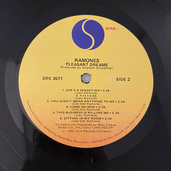 Used Vinyl Ramones – Pleasant Dreams LP USED VG++/VG J121423-04