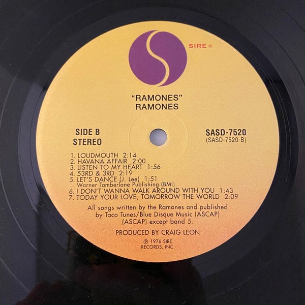Used Vinyl Ramones – Ramones LP USED VG+/VG 2001 Pressing J081824-16