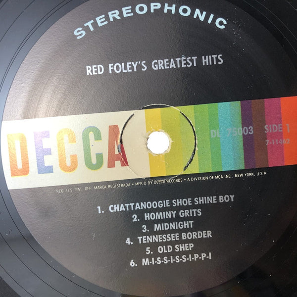 Used Vinyl Red Foley - Greatest Hits LP VG++-VG+ USED 10958
