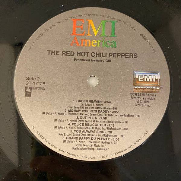 Used Vinyl Red Hot Chili Peppers – The Red Hot Chili Peppers LP USED NM/VG+ Original Pressing J020524-22