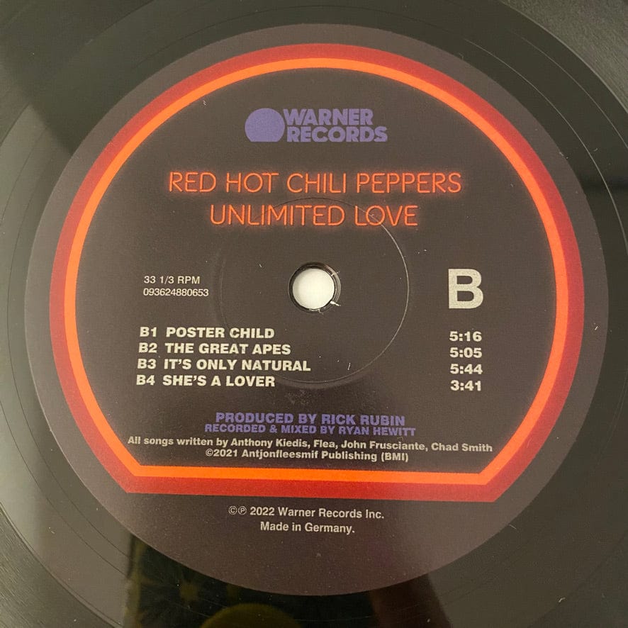 Red Hot Chili Peppers – Unlimited Love 2LP USED VG++/NM – Hi