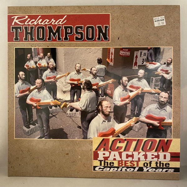 Used Vinyl Richard Thompson – Action Packed: The Best Of The Capitol Years 2LP USED NM/NM 2001 Clear Vinyl Pressing J101324-17