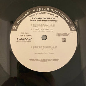 Used Vinyl Richard Thompson – Some Enchanted Evenings LP USED NM/VG++ MFSL 45 RPM Numbered J101324-14