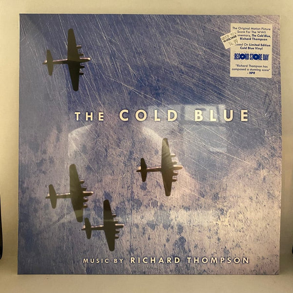 Used Vinyl Richard Thompson – The Cold Blue 2LP USED NM/VG++ Blue Vinyl RSD J101324-01