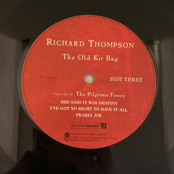 Used Vinyl Richard Thompson – The Old Kit Bag 2LP USED NM/NM 2003 Pressing J101324-18