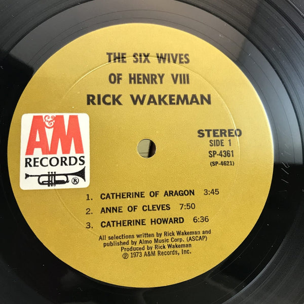 Used Vinyl Rick Wakeman - The Six Wives of Henry VIII LP VG++-VG+ USED 3454