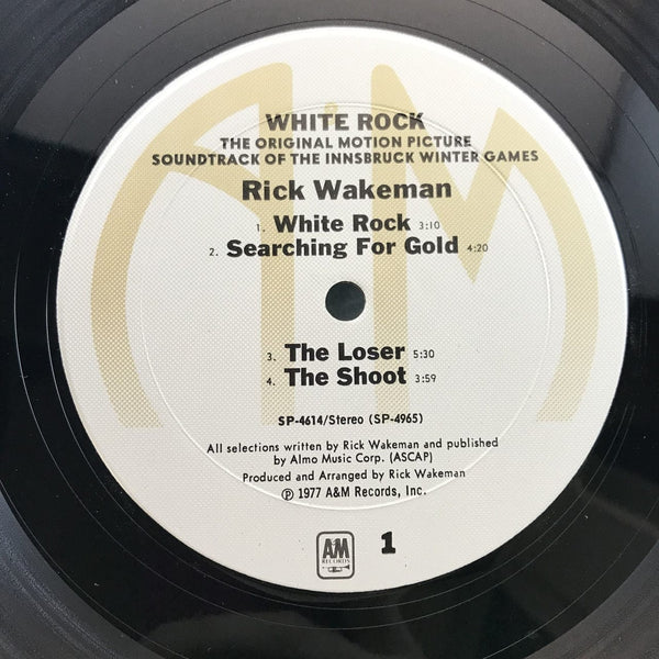 Used Vinyl Rick Wakeman - White Rock: Innsbruck Winter Games Soundtrack LP VG+-VG+ USED 3452