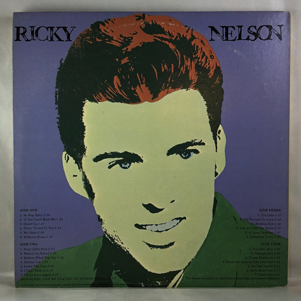 Used Vinyl Ricky Nelson - Self Titled 2LP VG++-VG++ USED V2 11929