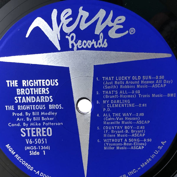 Used Vinyl Righteous Brothers - Standards LP NM-VG++ USED 12581