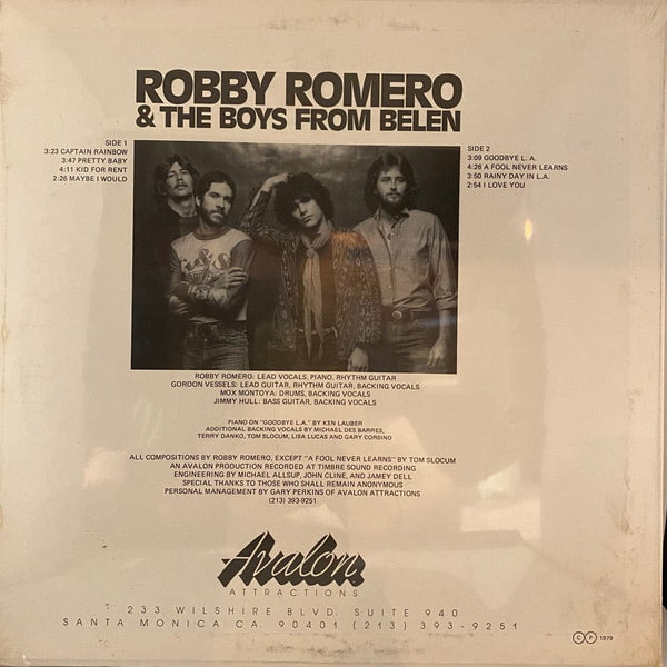 Used Vinyl Robby Romero & The Boys From Belen - Robby Romero & The Boys From Belen LP USED NOS STILL SEALED J072222-05