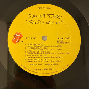 Used Vinyl Rolling Stones – Exile On Main St 2LP USED VG+VG+ 1972 Pressing w/ Postcards J060224-16