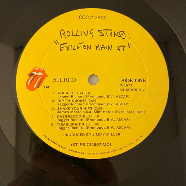 Used Vinyl Rolling Stones – Exile On Main St 2LP USED VG+VG+ 1972 Pressing w/ Postcards J060224-16
