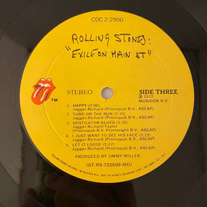 Used Vinyl Rolling Stones – Exile On Main St 2LP USED VG+VG+ 1972 Pressing w/ Postcards J060224-16