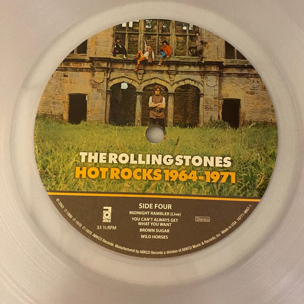 Used Vinyl Rolling Stones – Hot Rocks 1964-1971 2LP USED NM/NM Clear Vinyl 180 Gram J080924-05