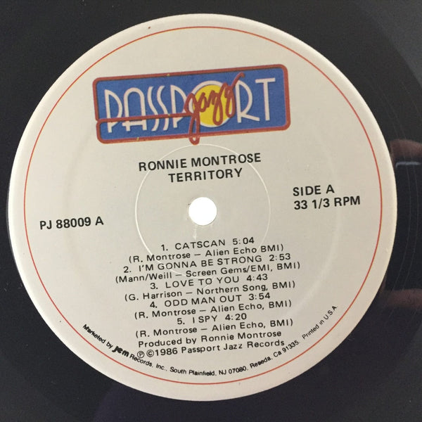 Used Vinyl Ronnie Montrose - Territory LP VG++-VG+ USED 7967