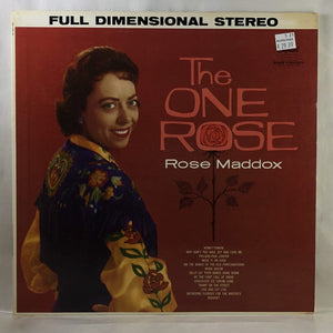 Used Vinyl Rose Maddox - The One Rose LP VG+-VG+ USED V2 13254