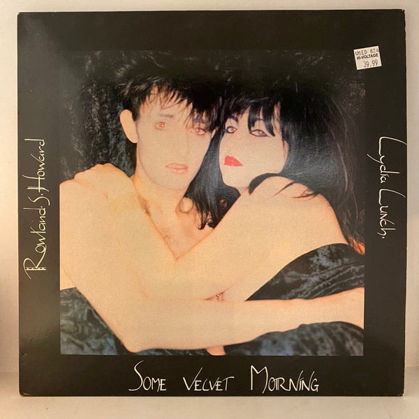 Used Vinyl Rowland S. Howard / Lydia Lunch – Some Velvet Morning 12" USED VG++/VG 1982 UK Pressing J081824-21