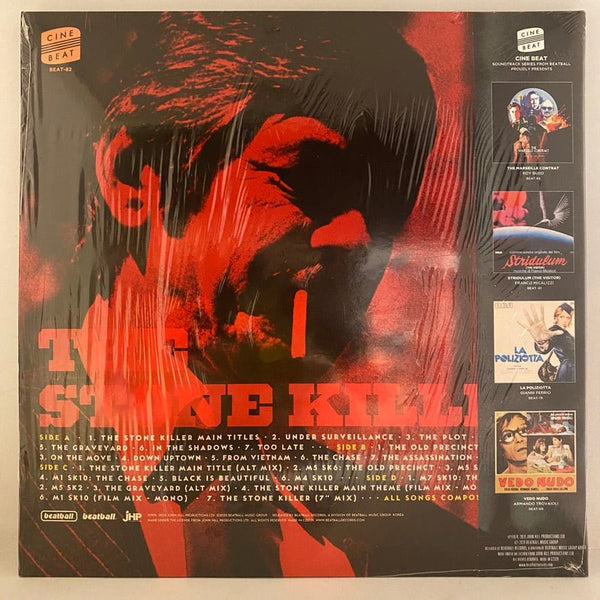 Used Vinyl Roy Budd – The Stone Killer: Expanded Edition 2LP USED NM/NM Red Vinyl 180 Gram J080623-02