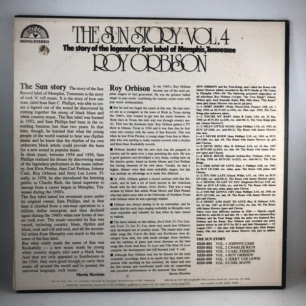 Used Vinyl Roy Orbison - Sun Story Vol. 4 LP VG/G USED I030822-004