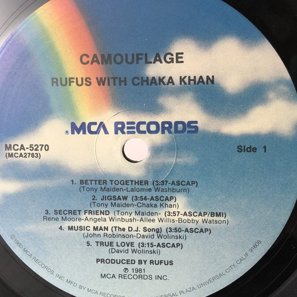 Used Vinyl Rufus - Chaka Khan - Camouflage LP NM-G USED 11746