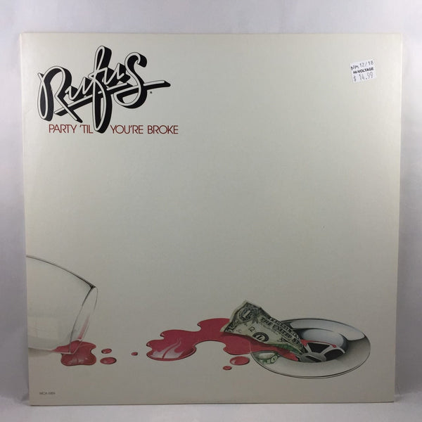 Used Vinyl Rufus - Party 'Til You're Broke LP NM-NM USED 5376