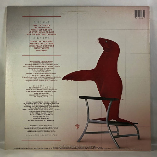 Used Vinyl Rufus - Seal In Red LP NM-VG++ USED 12214