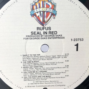 Used Vinyl Rufus - Seal In Red LP NM-VG++ USED 12214
