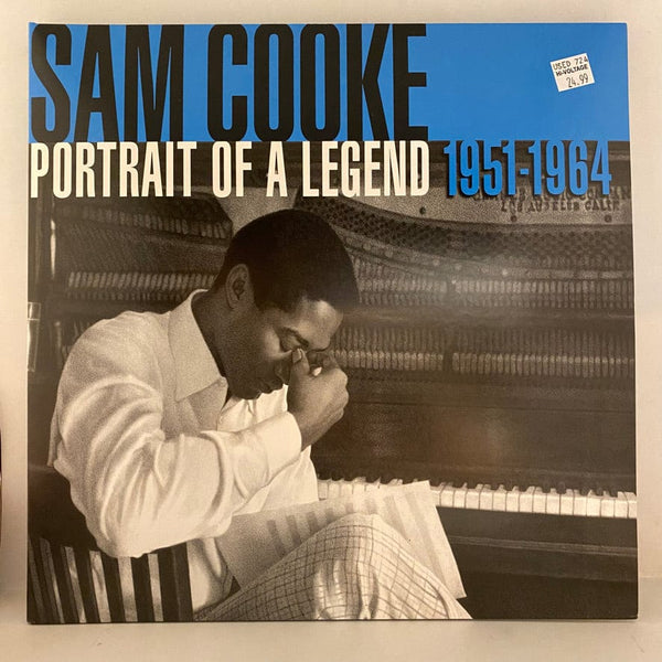 Used Vinyl Sam Cooke – Portrait Of A Legend 1951-1964 2LP USED VG++/VG++ Blue Vinyl J070524-03