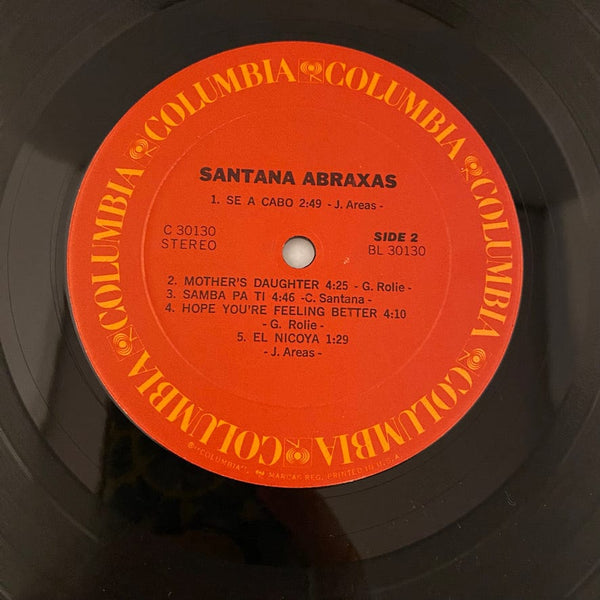 Used Vinyl Santana – Abraxas LP USED NM/VG++ J071424-05