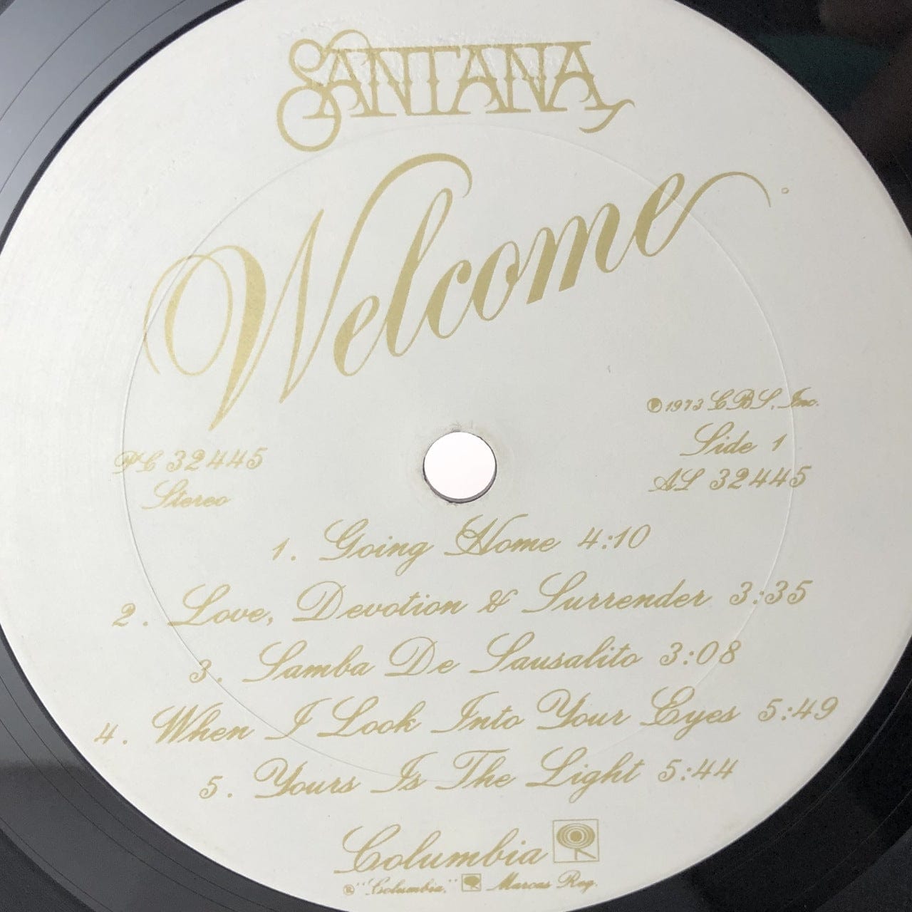 Santana - Welcome LP VG+-VG USED V2 – Hi-Voltage Records