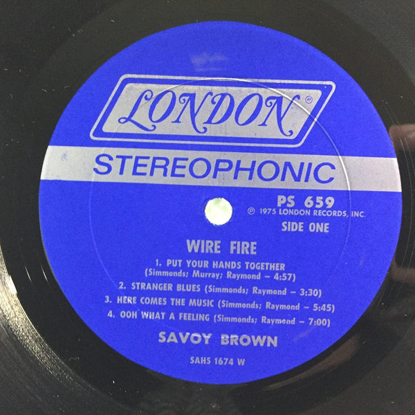 Used Vinyl Savoy Brown Feat. Kim Simmonds - Wire Fire LP VG++-NM USED 8202