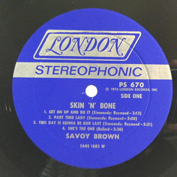 Used Vinyl Savoy Brown - Skin 'N' Bone LP VG++-NM USED 8203
