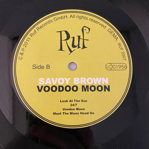 Used Vinyl Savoy Brown – Voodoo Moon LP USED NM/NM Signed J060224-17