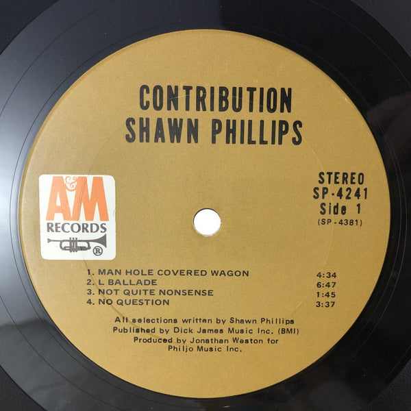 Used Vinyl Shawn Phillips - Contribution LP VG++-VG USED 10244