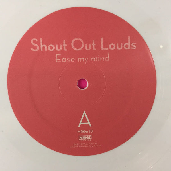 Used Vinyl Shout Out Louds - Ease My Mind LP White Vinyl NM-NM USED 6214