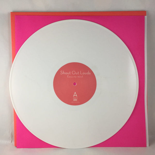 Used Vinyl Shout Out Louds - Ease My Mind LP White Vinyl NM-NM USED 6214