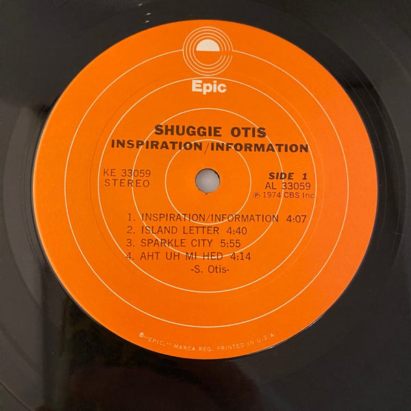 Used Vinyl Shuggie Otis – Inspiration Information LP USED VG++/VG+ 1974 Pressing J020524-20