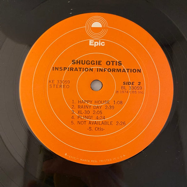 Used Vinyl Shuggie Otis – Inspiration Information LP USED VG++/VG+ 1974 Pressing J020524-20