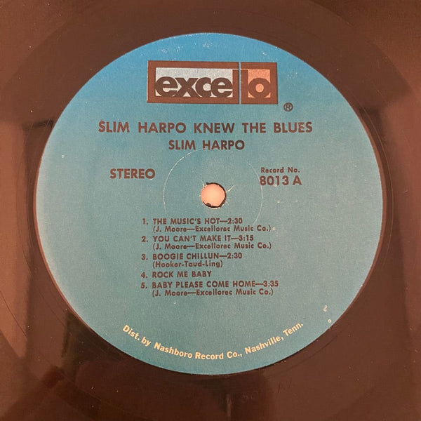 Used Vinyl Slim Harpo – Slim Harpo Knew The Blues LP USED VG++/VG+ J070724-21