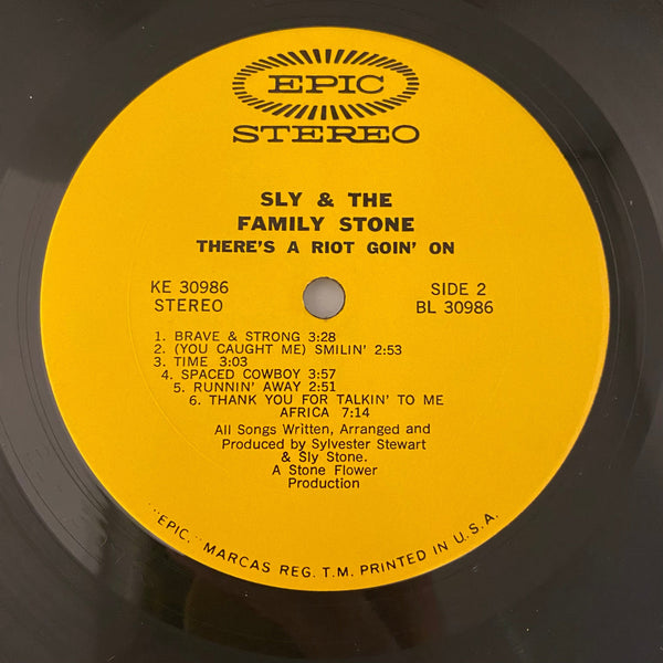 Used Vinyl Sly & The Family Stone – There's A Riot Goin' On LP USED VG+/VG+ J021924-08