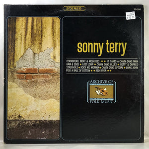 Used Vinyl Sonny Terry - Archive of Folk Music LP VG+-VG USED 12463