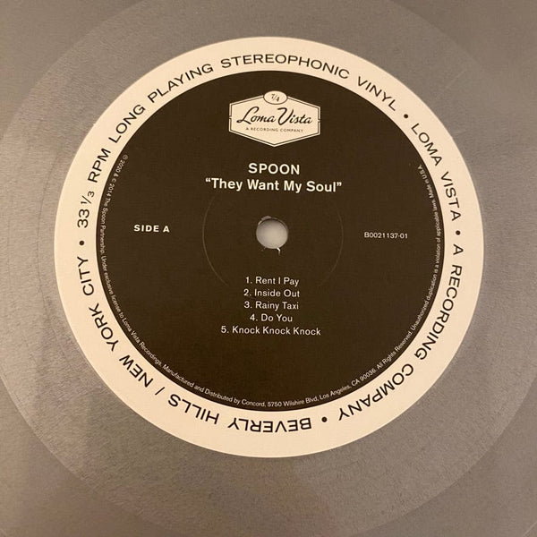 Used Vinyl Spoon – They Want My Soul LP USED NM/VG++ Silver Vinyl J072524-07